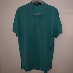 Teal Polo shirt